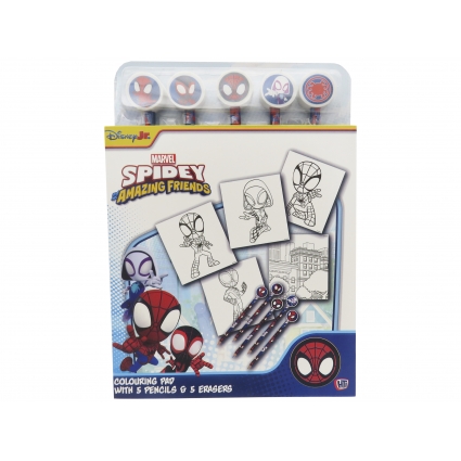 Spidey Libro de Colorear con Lápices con Goma Spidey Libro de Colorear con Lápices con Goma