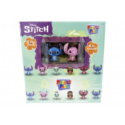 Stitch Puzzle Palz Cápsulas Dobles en Dispensador
