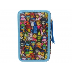 Stumble Guys Plumier 3 Pisos con Material Escolar