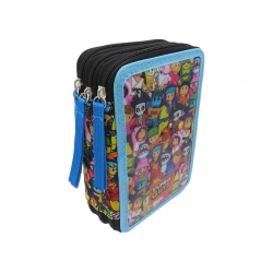 Stumble Guys Plumier 3 Pisos con Material Escolar