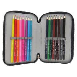 Stumble Guys Plumier 3 Pisos con Material Escolar