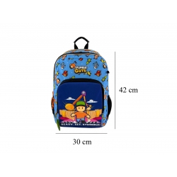 Stumble Guys Mochila Escolar Adaptable a Trolley