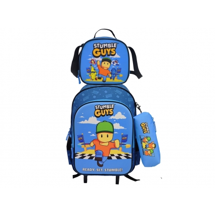 Stumble Guys Set Trolley Funcional 3 Pcs Stumble Guys Set Trolley Funcional 3 Pcs