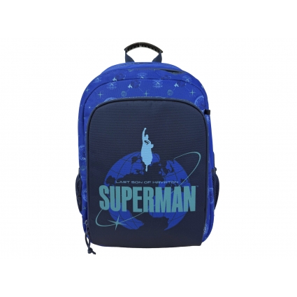 Superman  Mochila 43cm Adaptable a Trolley- Blue