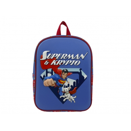 Superman Mochila 32 cm Eva 3D- Superman & Kripto
