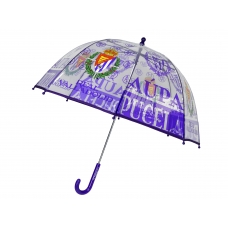 Real Valladolid Paraguas Manual Infantil Transp. Burbuja 48 cm Real Valladolid Paraguas Manual Infantil Transp. Burbuja 48 cm