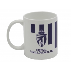 Real Valladolid Taza Cerámica Escudo Morado