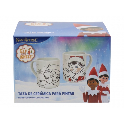 The Elf Taza de Cerámica para Pintar