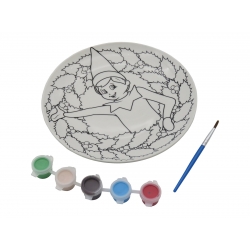 The Elf Plato de Cerámica para Pintar