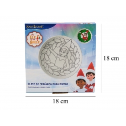 The Elf Plato de Cerámica para Pintar