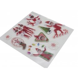 The Elf Pegatinas de Gel Para Ventana