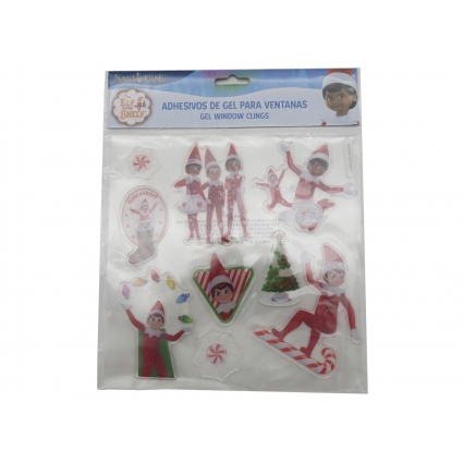 The Elf Pegatinas de Gel Para Ventana