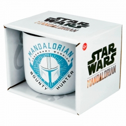 Taza Ceramica 400ml Mandalorian en Caja Regalo