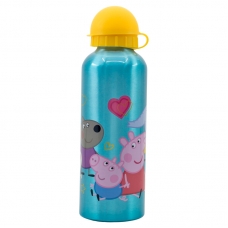 Botella aluminio Peppa Pig