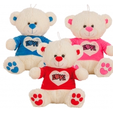 Oso Camiseta Love Purpurina 90 cm