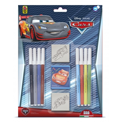 Blister 2 Sellos rotuladores Disney Cars