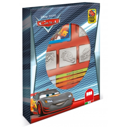 Caja 4 Sellos mas rotuladores Disney Cars