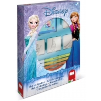 Caja 4 Sellos mas rotuladores Disney Frozen