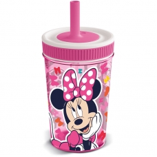 Vaso Caña Silicona Minnie