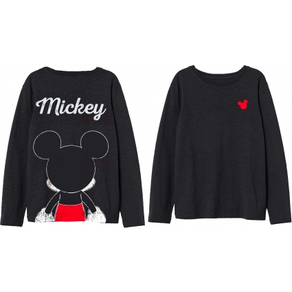 Camiseta Mickey manga larga