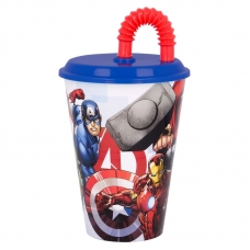 Tumbler with Straw Avengers ROLLING THUNDER