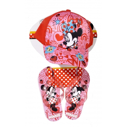 Set Verano (gorra mas chanclas) Minnie Mouse