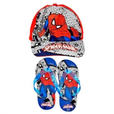 Set Verano (gorra mas chanclas) Spiderman