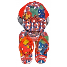 Set Verano (gorra mas chanclas) Avengers