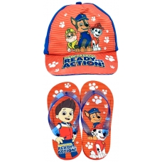 Set Verano (gorra mas chanclas) Patrulla Canina