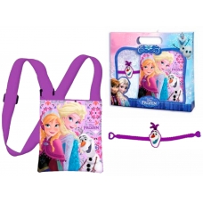 Disney Frozen shoulder bag and bracelet set