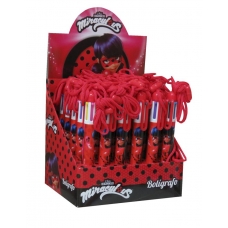 Miraculous Ladybug ballpoint pen with 6 colors