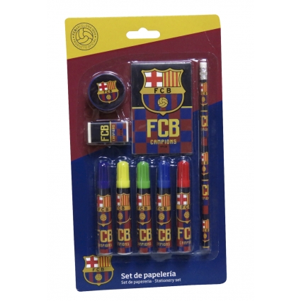 Set papelería 9pcs F.C. Barcelona