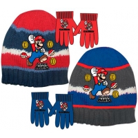 Set Gorro mas Guantes Mario Bros