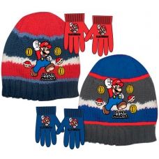Set Gorro mas Guantes Mario Bros Set Gorro mas Guantes Mario Bros