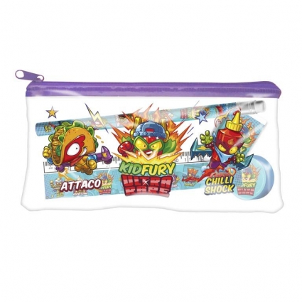 Superzings Pencil case with stationery
