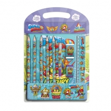 Superzings Metal pencil case with stationery