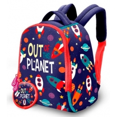 Mochila mas monedero planetas