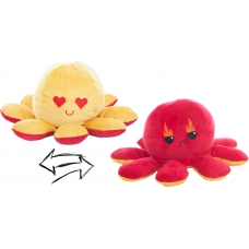 Reversible Octopus Plush Toy 24cm Love