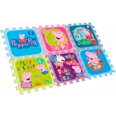 Alfombra puzzle Peppa Pig 