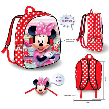 Mochila con Mascara Minnie Mouse