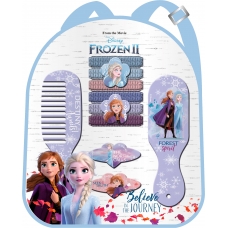 Disney Frozen 2 backpack with hair accessories