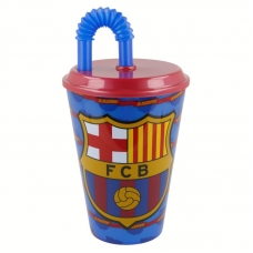 Tumbler with Straw FC Barcelona