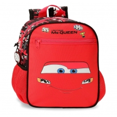 Mochila Cars Mcqueen Red 28 cm adaptable a carro Mochila Cars Mcqueen Red 28 cm adaptable a carro