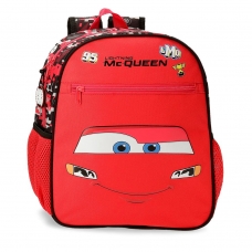 Mochila Escolar Cars Mcqueen Red 33 cm adaptable a carro Mochila Escolar Cars Mcqueen Red 33 cm adaptable a carro