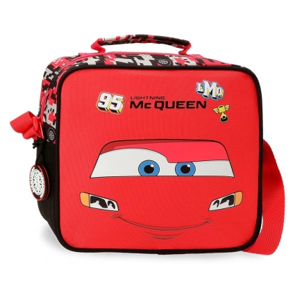 Neceser con bandolera adaptable Cars Mcqueen Red