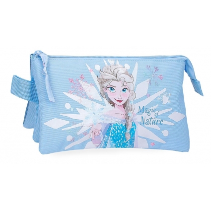 Estuche Frozen Magic ice Tres Compartimentos