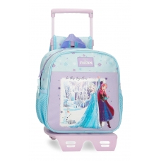 Mochila Guardería Disney In This Together 25 cm Con Carro Lila