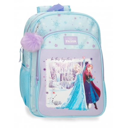 Mochila Escolar Disney In This Together 40 cm Adaptable a Carro Lila Mochila Escolar Disney In This Together 40 cm Adaptable a Carro Lila