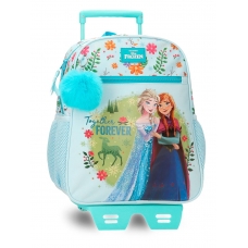 Mochila Escolar Frozen Forever 33 cm con carro Mochila Escolar Frozen Forever 33 cm con carro