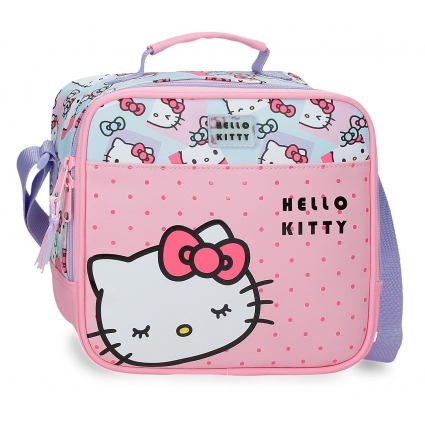 Neceser con bandolera adaptable Hello Kitty Bows Neceser con bandolera adaptable Hello Kitty Bows